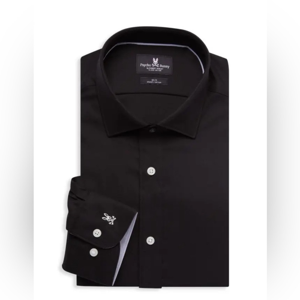 Psycho Bunny non iron Slim fit shirt